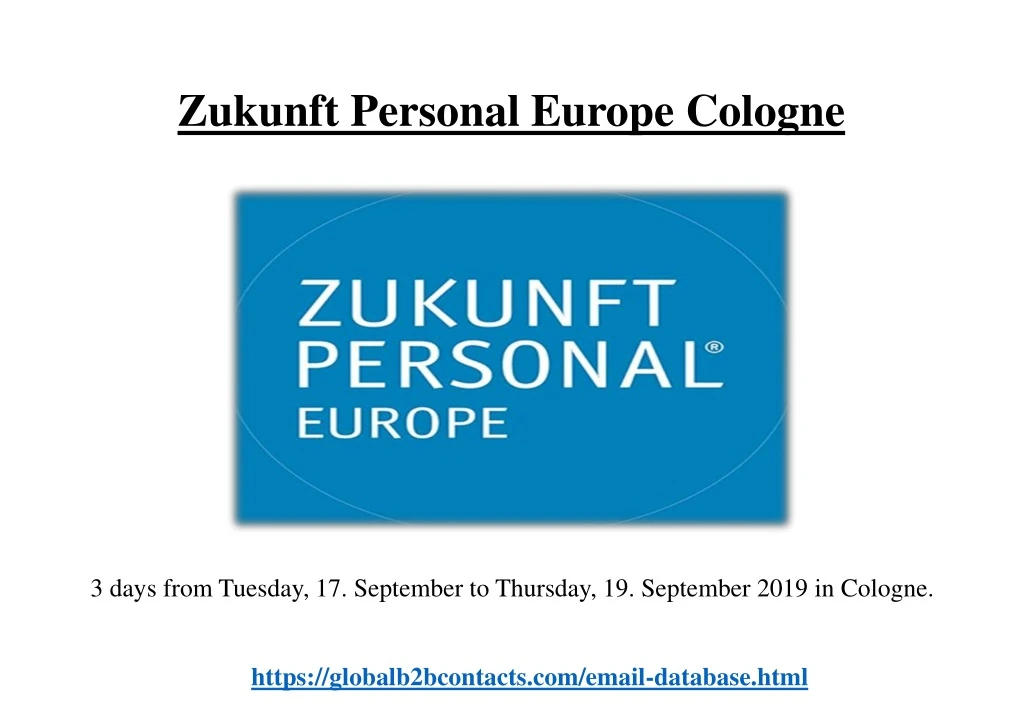zukunft personal europe cologne