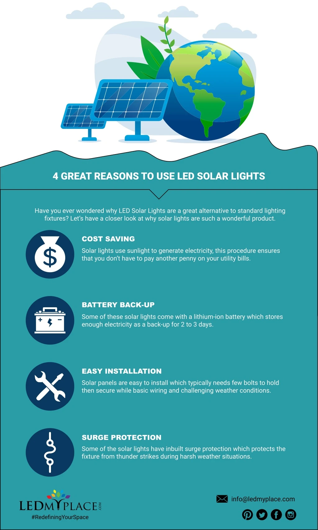 4 great reasons to use led solar lights