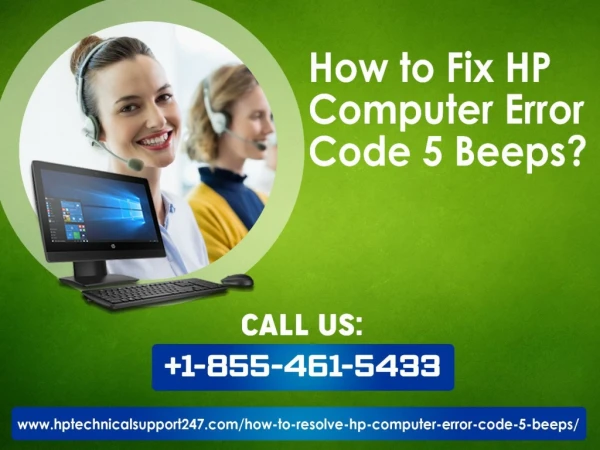 Get Instant Solution for Issue HP Computer Error Code 5 Beeps
