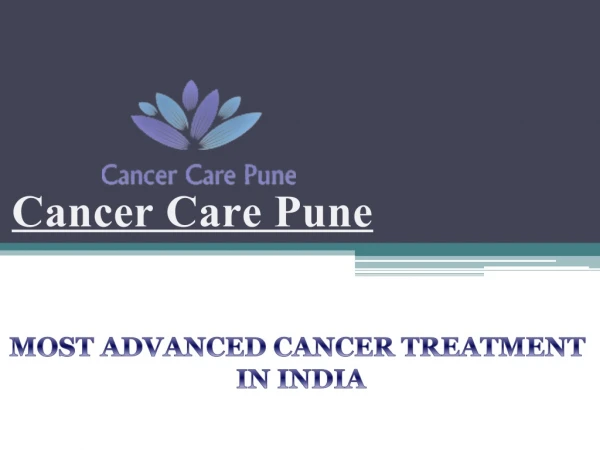 Oncologist in Pune,Cancer Treatment Hospital in Pune