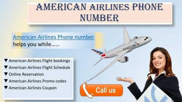 Reach us at American Airlines Phone Number