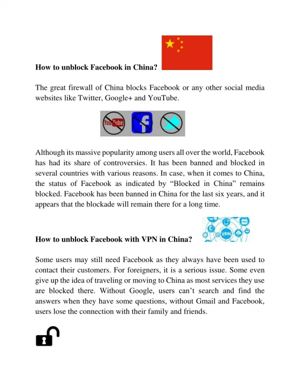 How to unblock Facebook in China