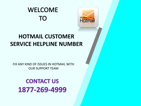 Tips to Improve Your Hotmail Account Security | Hotmail Customer Service Helpline Number 1877-269-4999