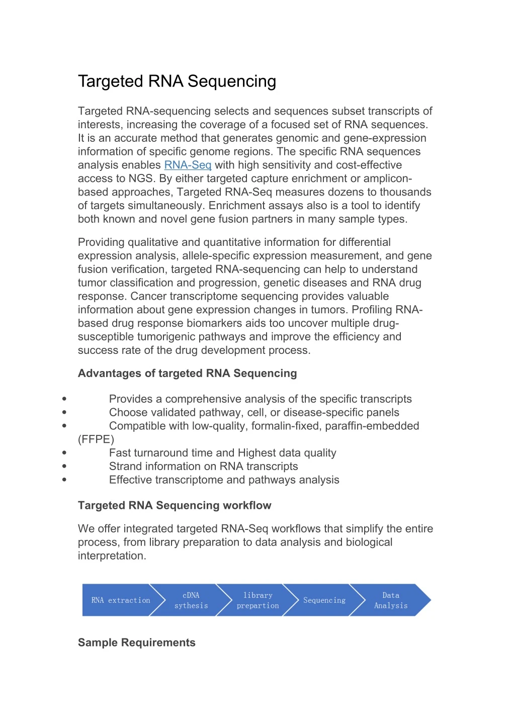 targeted rna sequencing