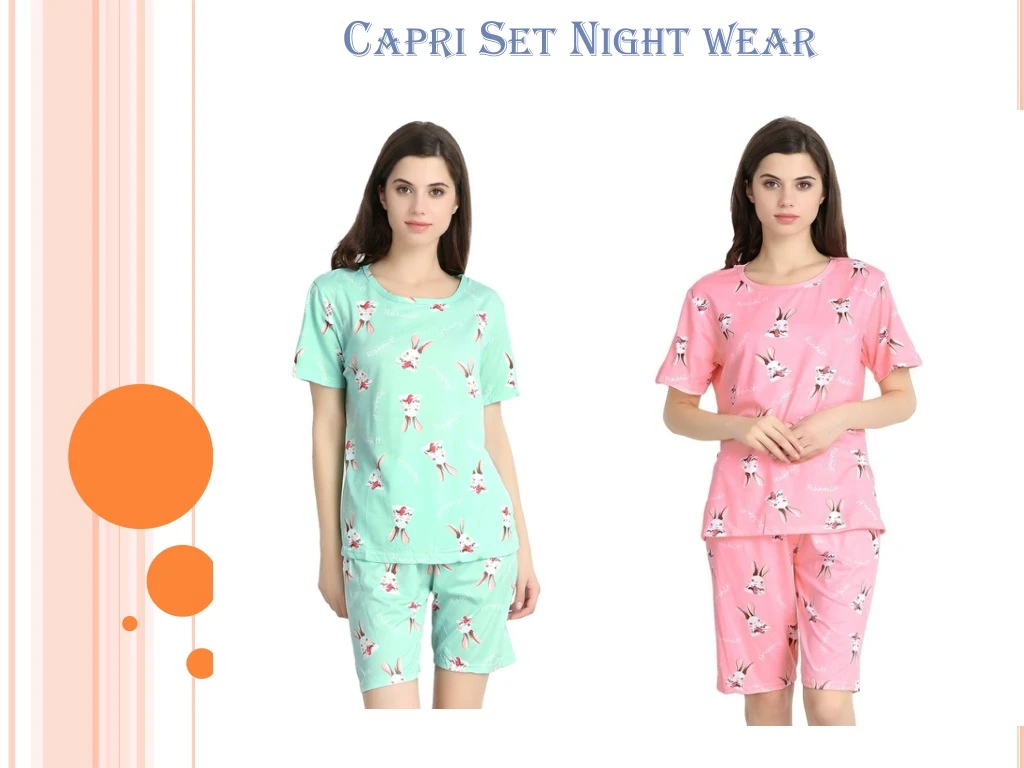 capri set night wear