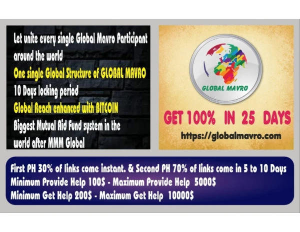 Global mmm South Africa Team Bonus