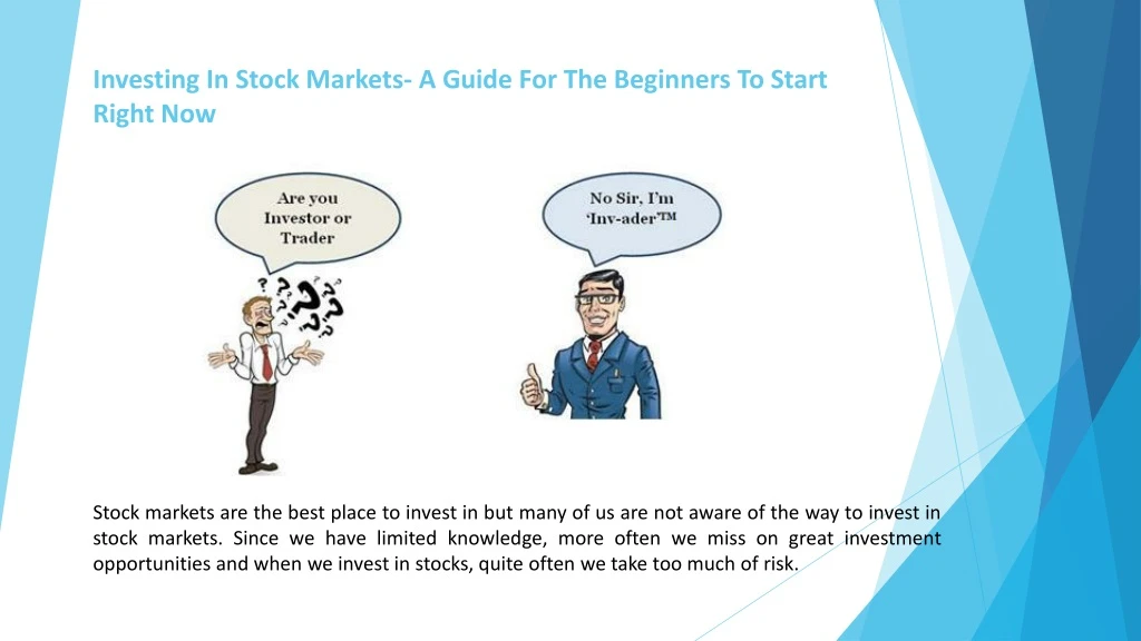 investing in stock markets a guide