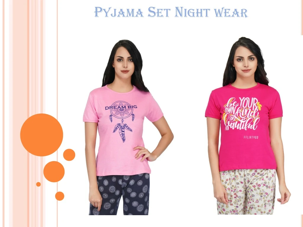 pyjama set night wear