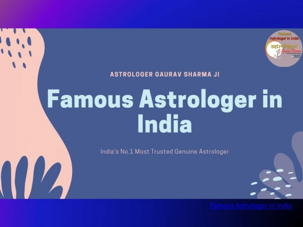 Famous Astrologer in India, Best Astrology Expert, Gaurav Sharma