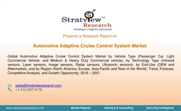 Automotive Adaptive Cruise Control System Market