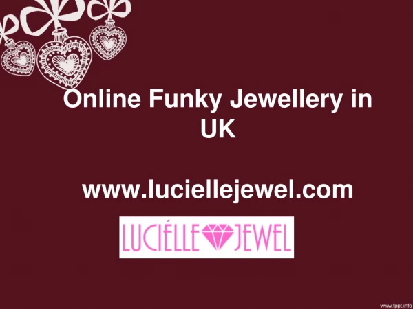 Online Funky Jewellery in UK - www.luciellejewel.com