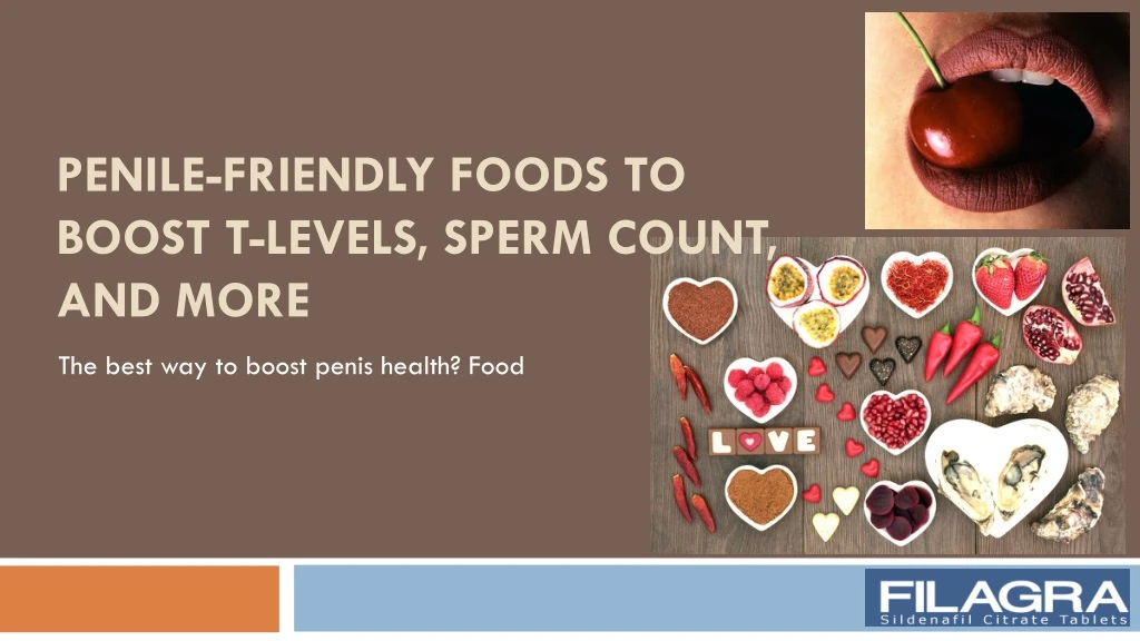 penile friendly foods to boost t levels sperm