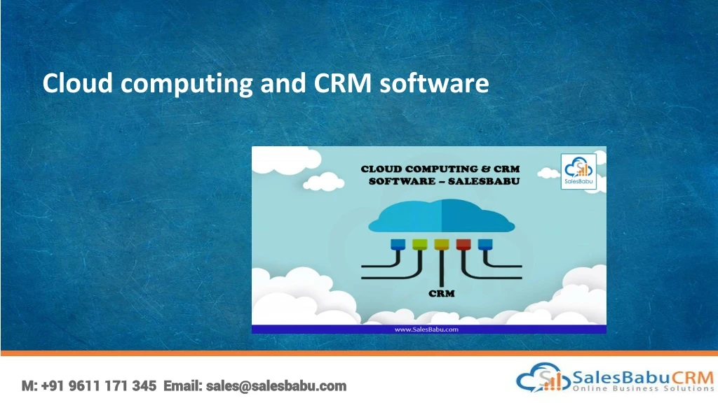 cloud computing and crm software