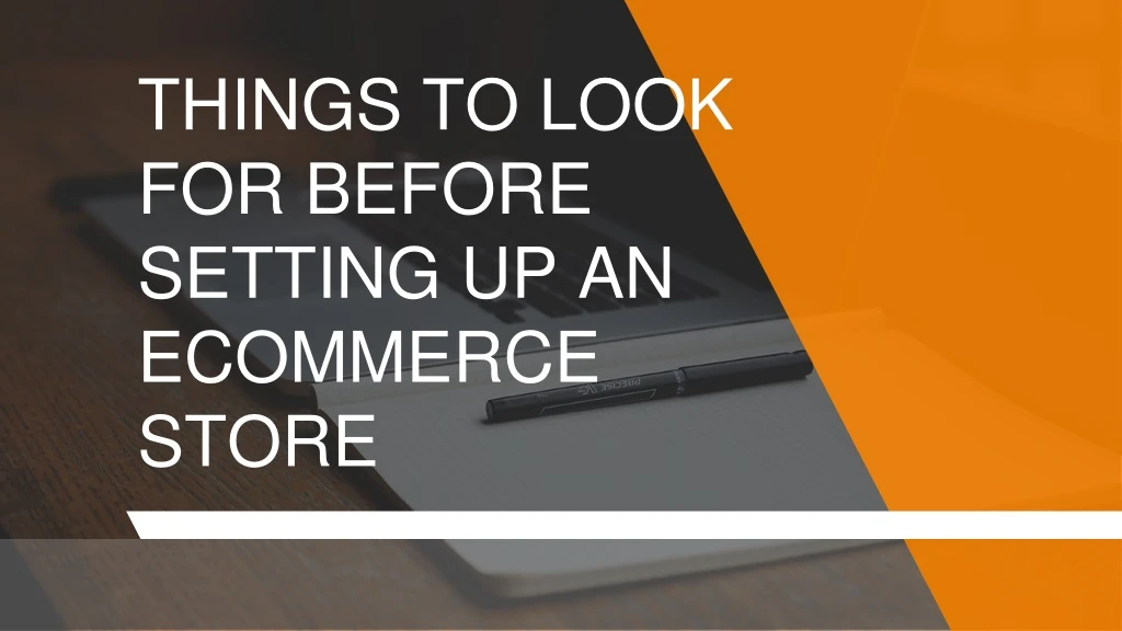 things to look for before setting up an ecommerce store