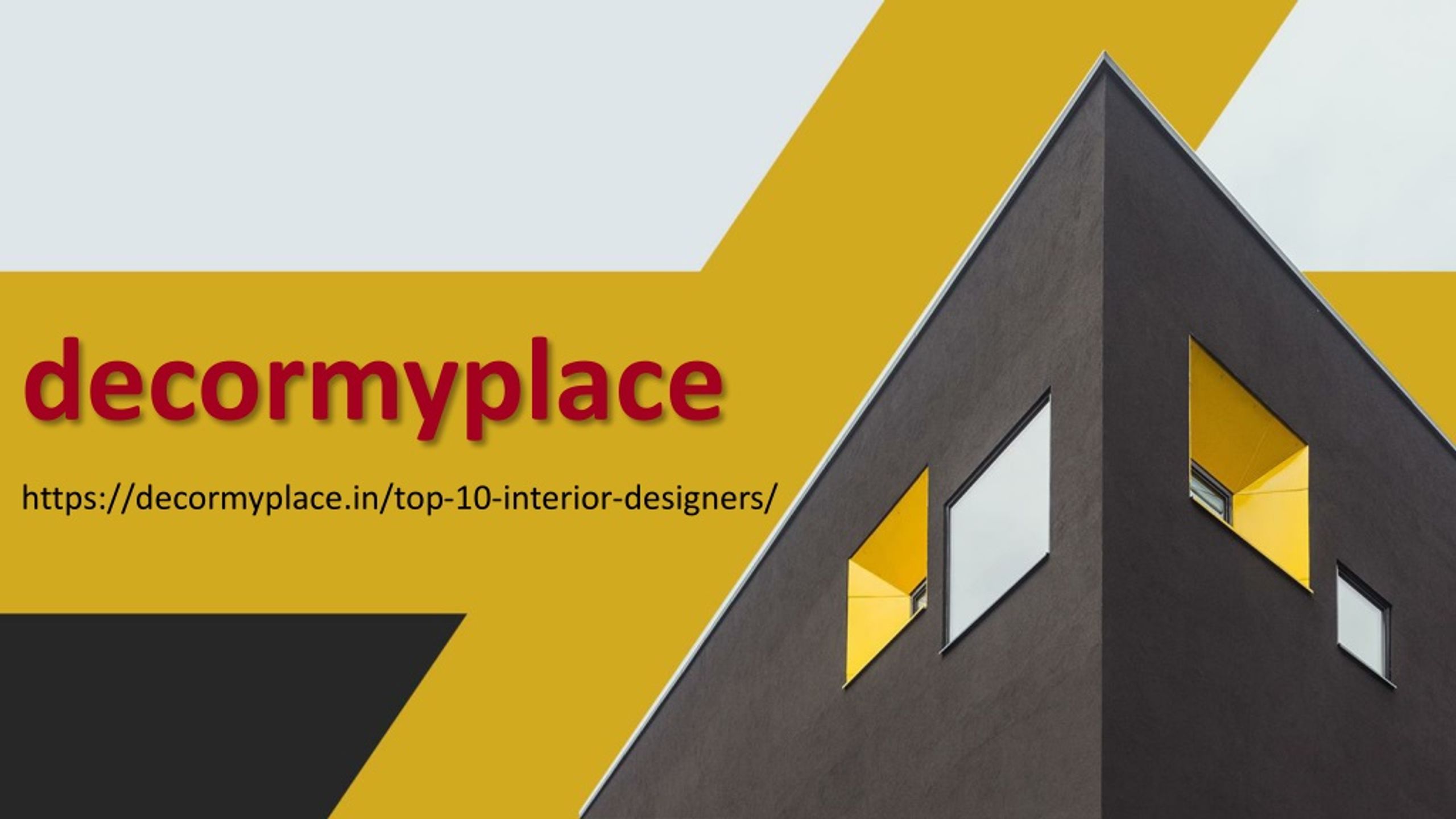 Top 10 Interior Designers in Pune | Decor My Place - slide 1