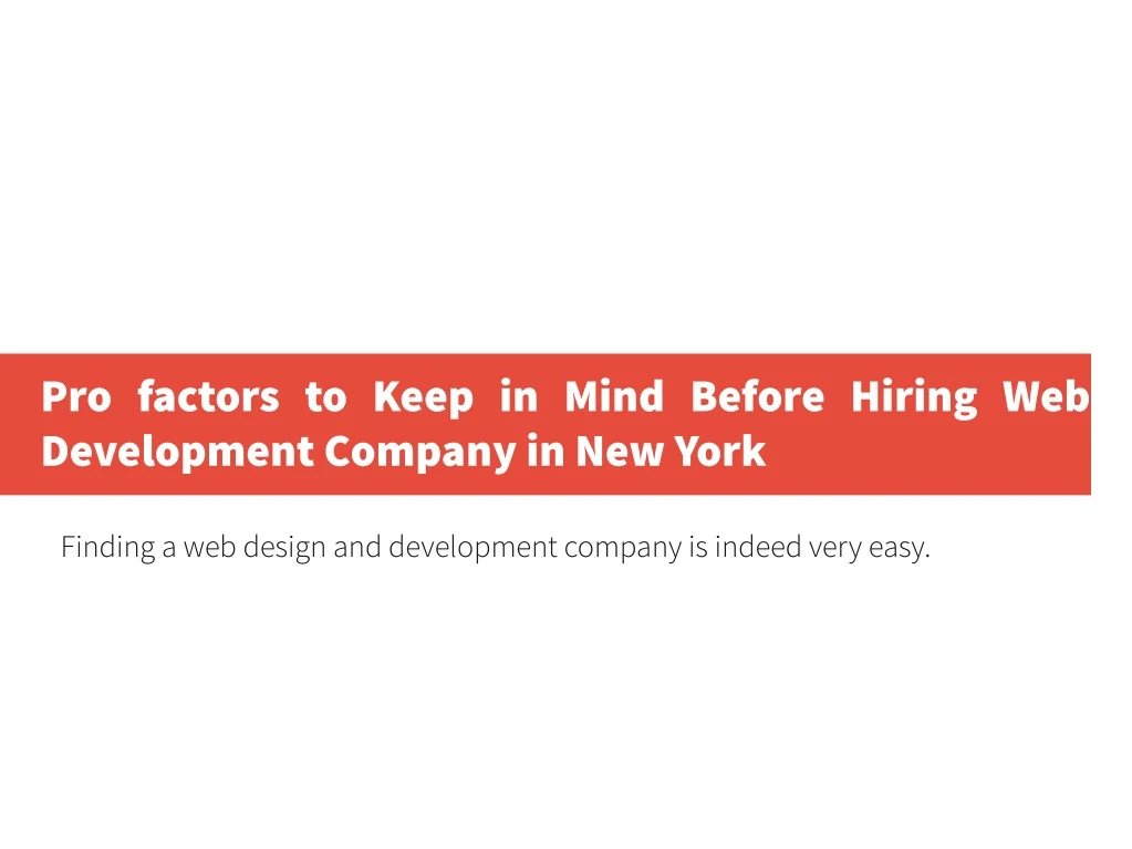 pro factors to keep in mind before hiring