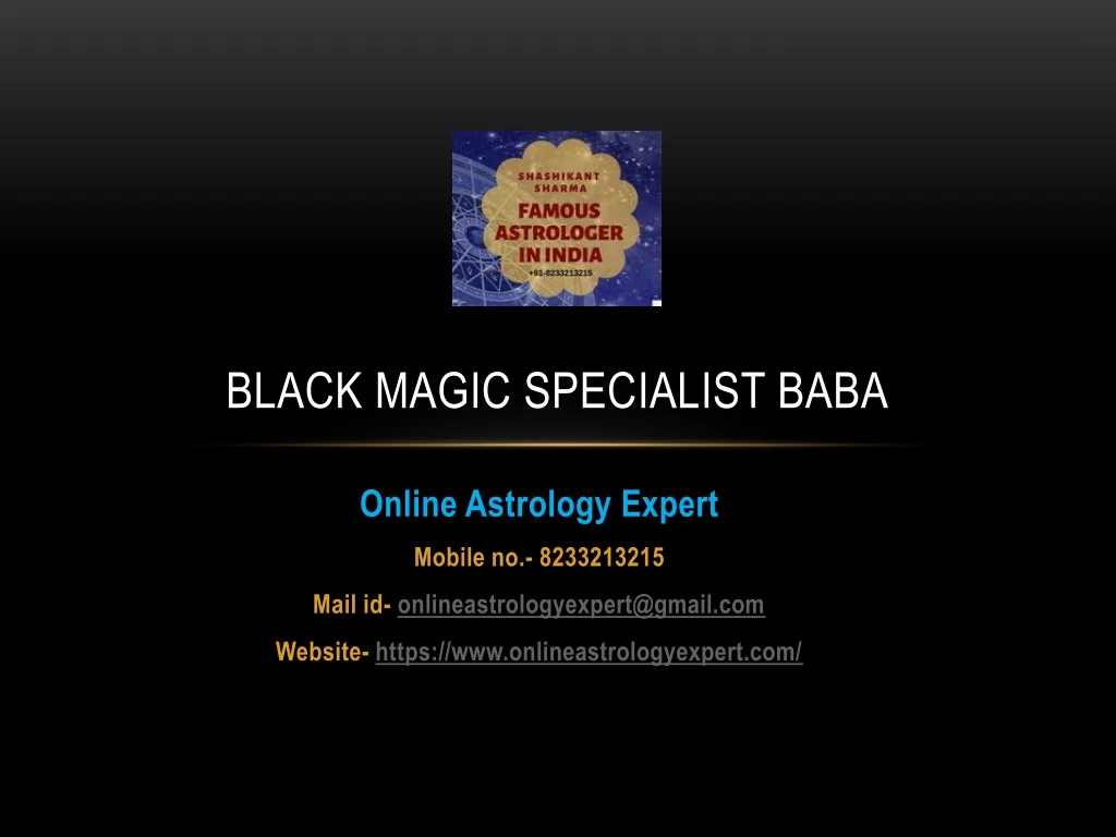 black magic specialist baba
