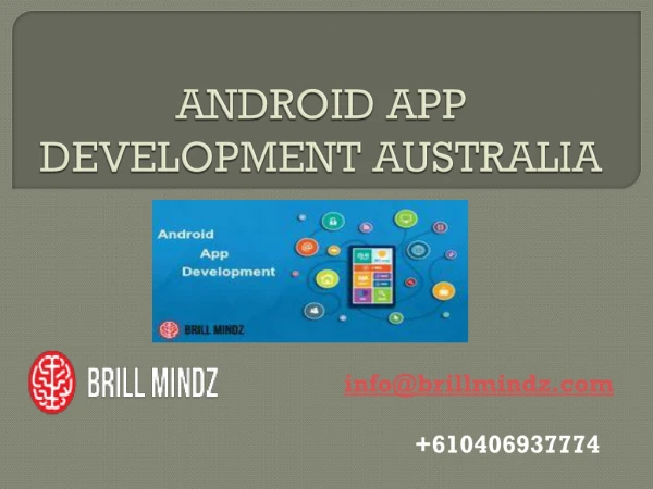 #1 Android App Developer | Android App Development Company Australia