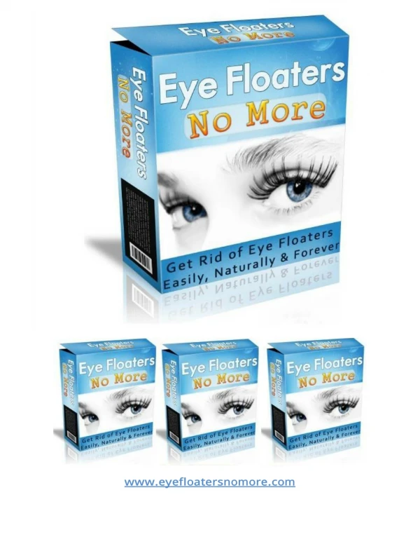 (PDF) Eye Floaters No More PDF Free Download: Daniel Brown
