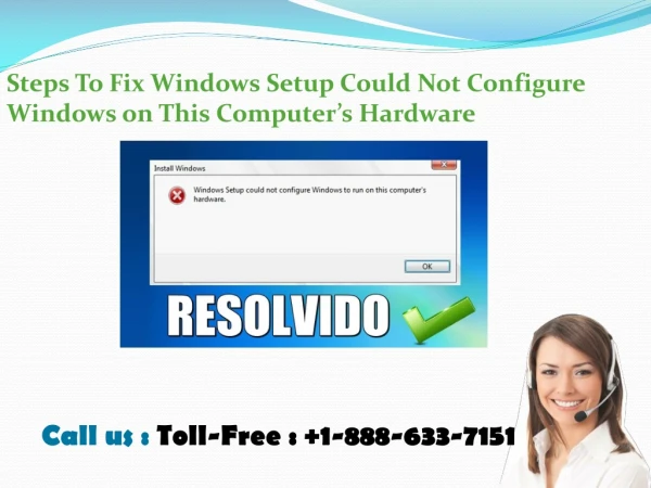 How to fix Windows Setup Could Not Configure?