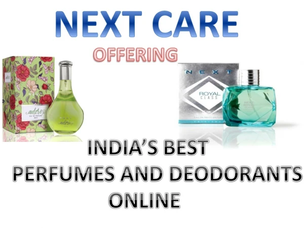 India's Best Perfumes and Deodorants online