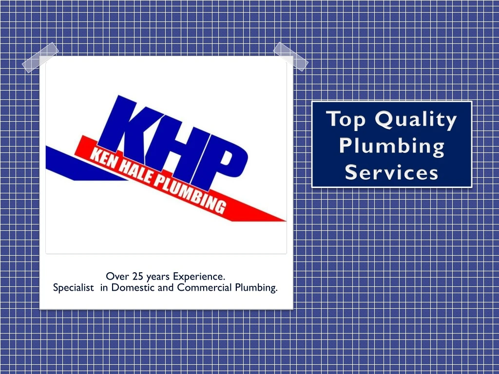 top quality plumbing services