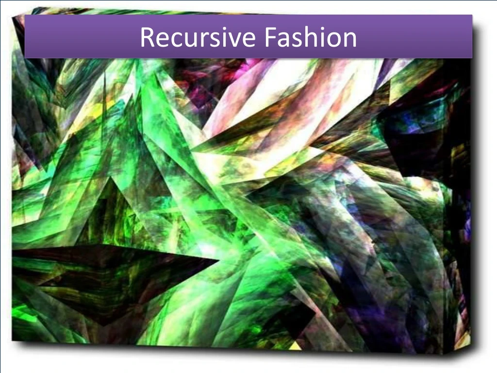 recursive fashion