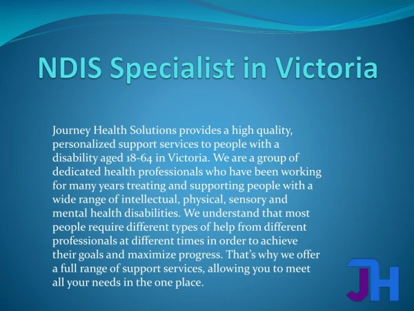 NDIS Specialist in Victoria