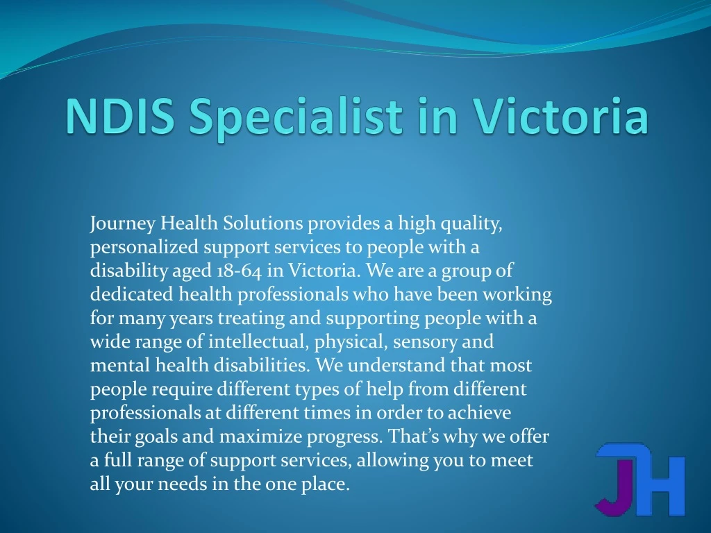ndis specialist in victoria