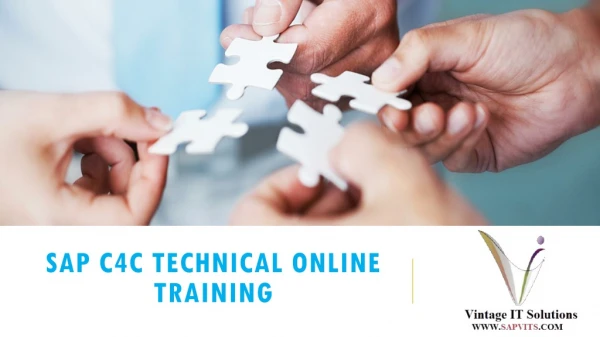 SAP C4C technical training