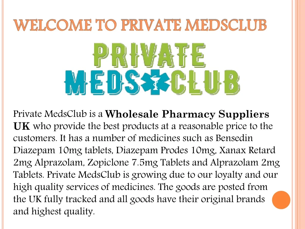 welcome to private medsclub