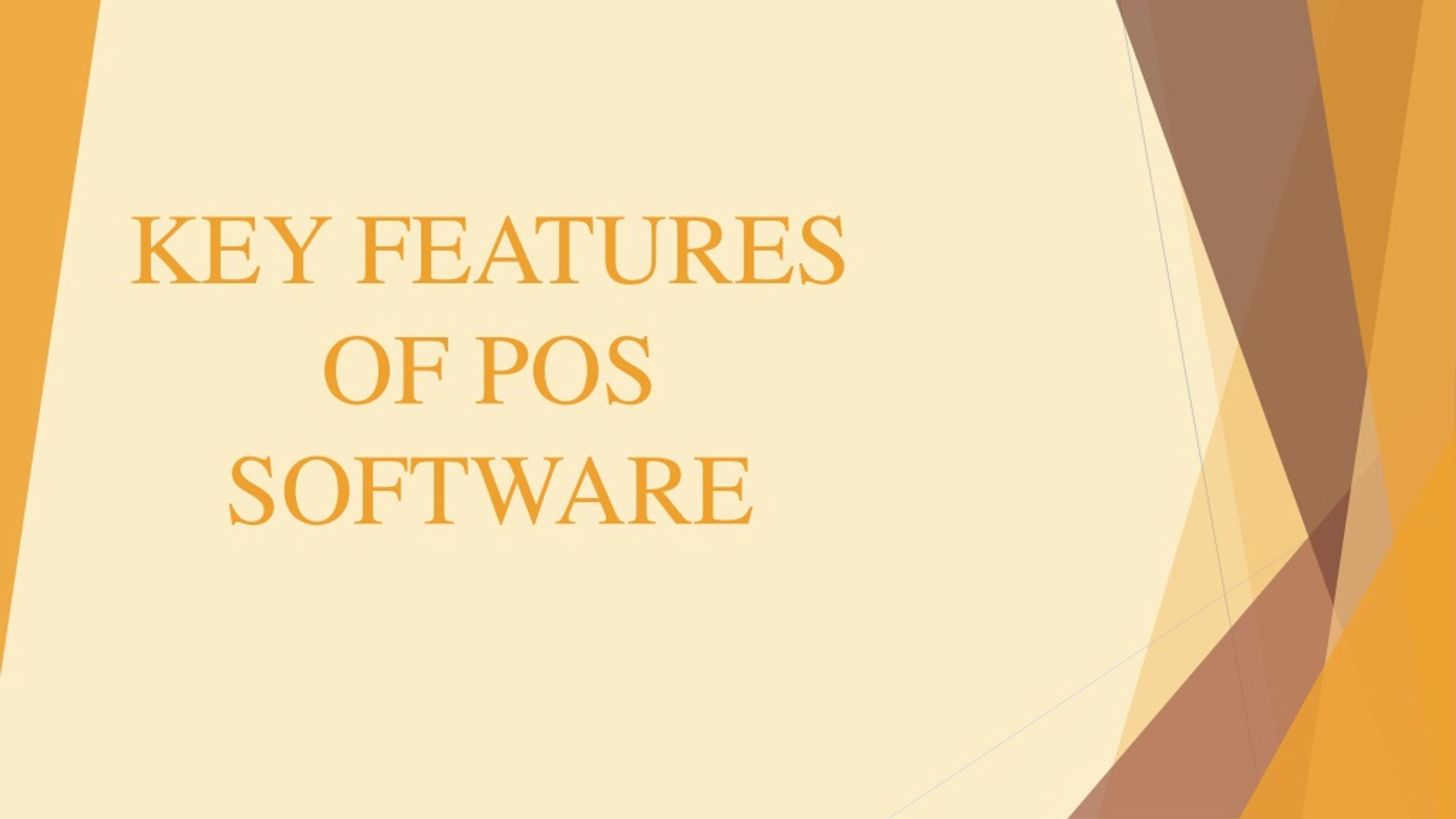 PPT - Key features of POS PowerPoint Presentation, free download - ID ...
