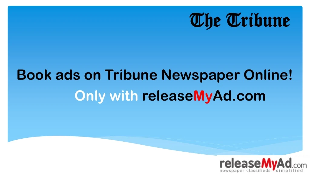 book ads on tribune newspaper online
