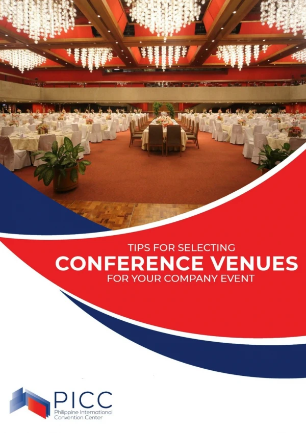 Tips for Selecting Conference Venues for Your Company Event