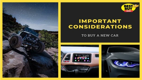 Important Consideration While Buying A Used Car