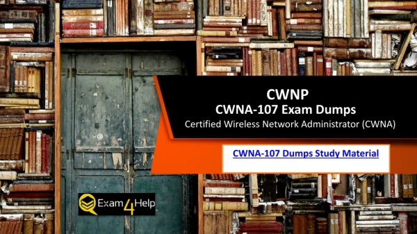 CWNP CWNP-107 Dumps PDF ~ Unleash Your Success Secret