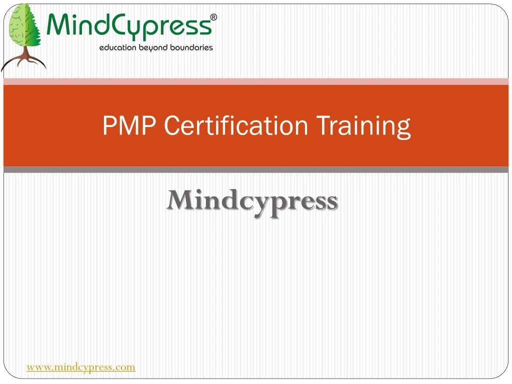 pmp certification training