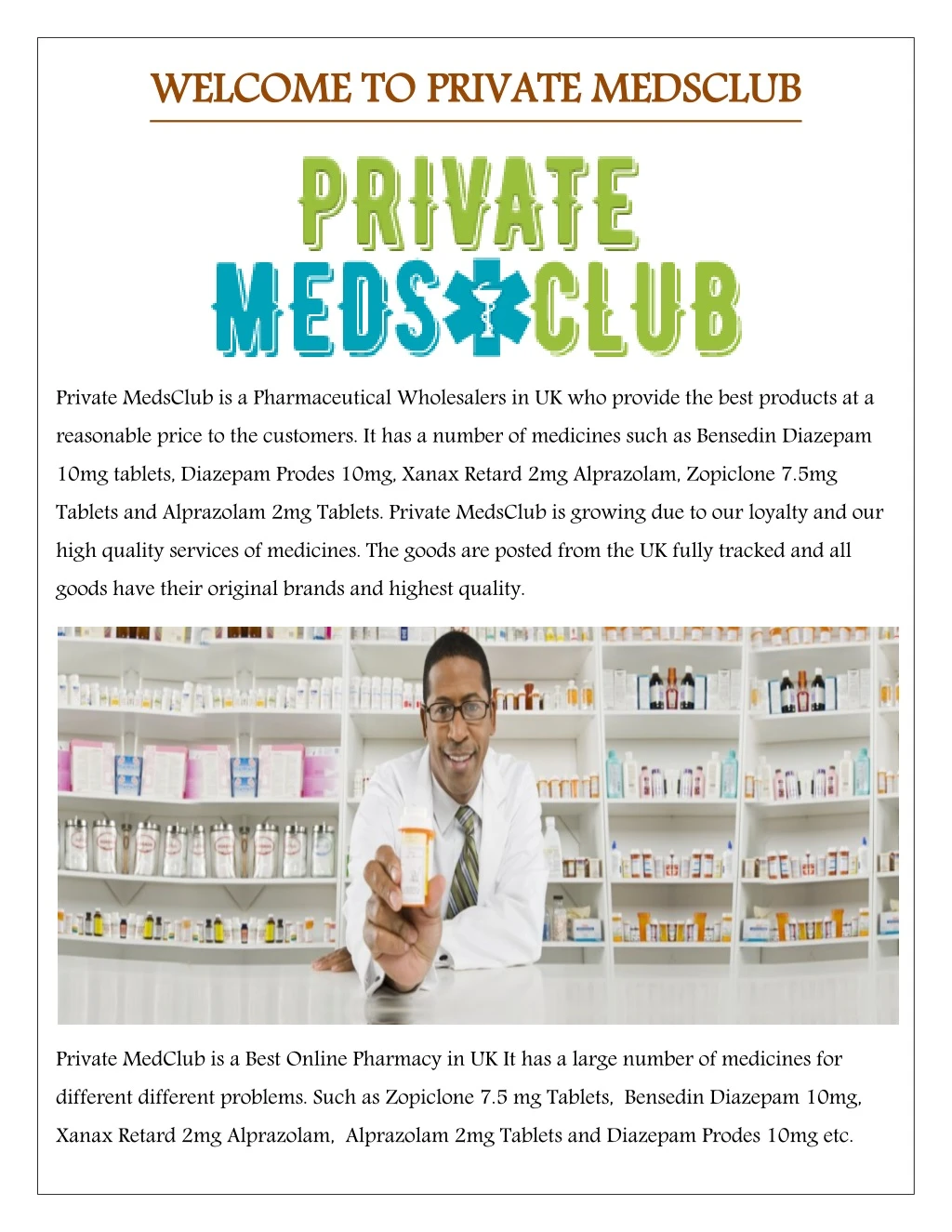 welcome to private medsclub