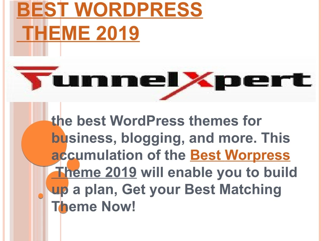 best wordpress theme 2019