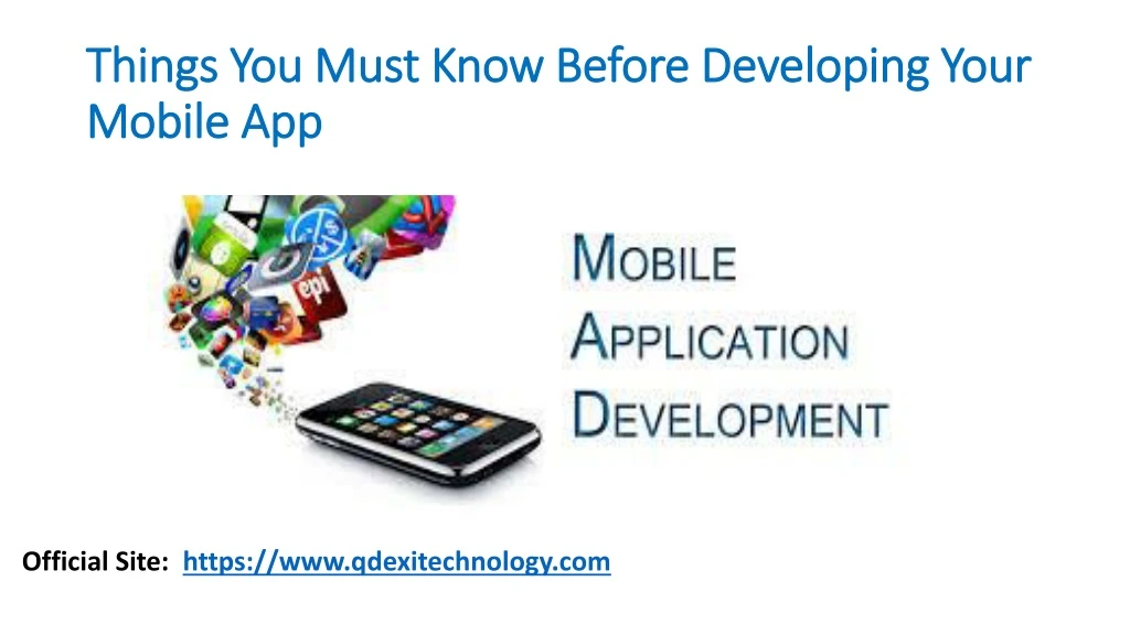 things you must know before developing your mobile app