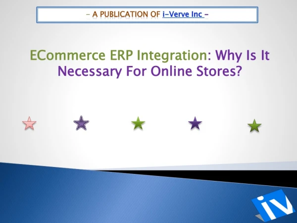 Why you should Integrate your eCommerce store with ERP?