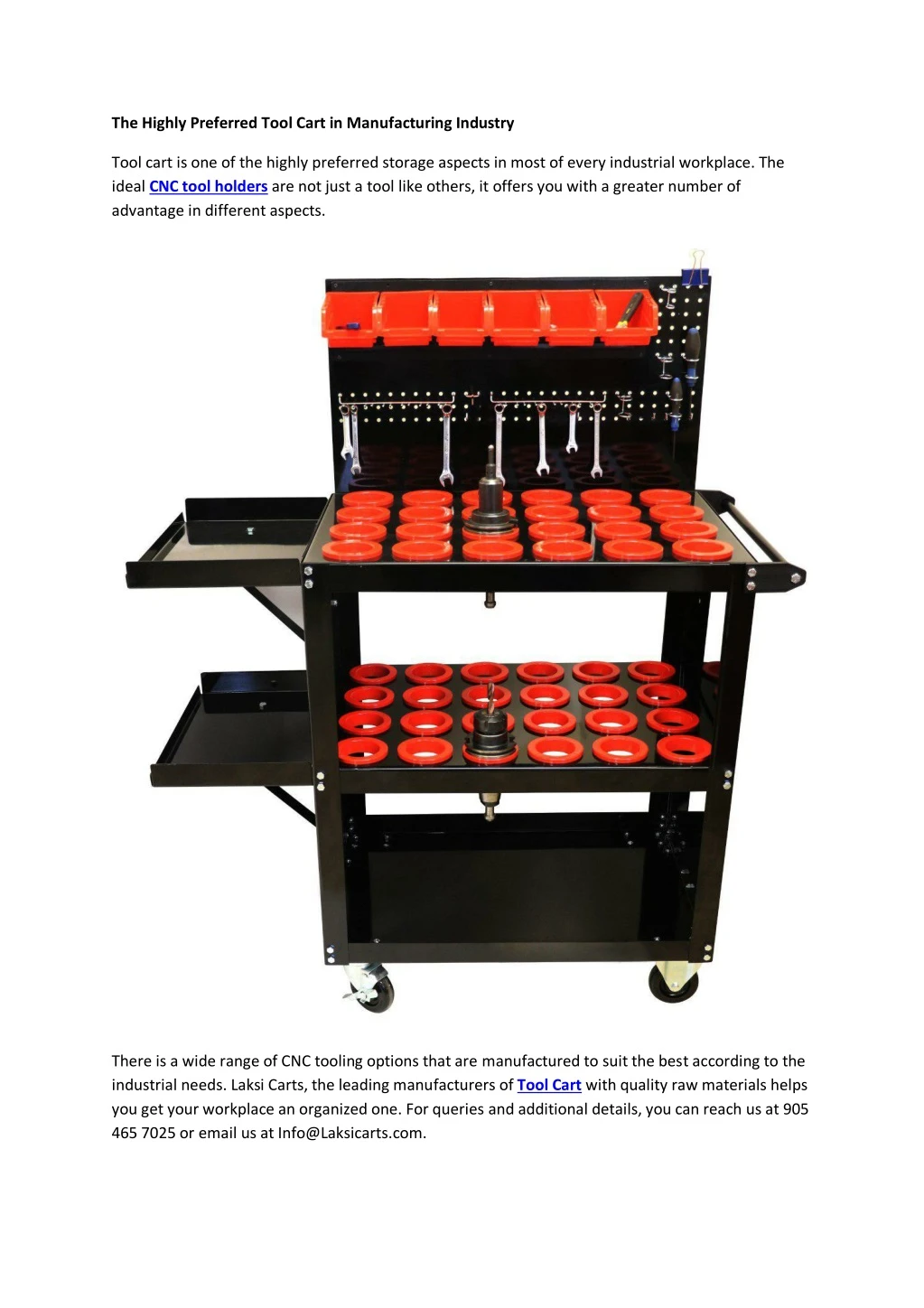 the highly preferred tool cart in manufacturing