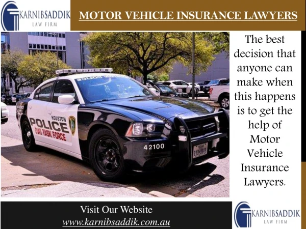 Motor Vehicle Insurance Lawyers