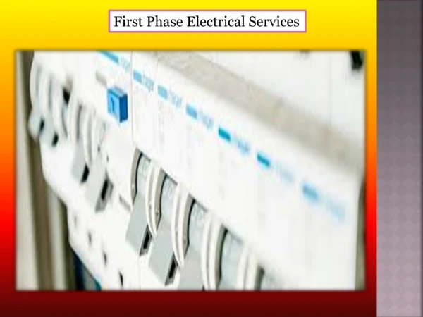 First Phase Electrical Services
