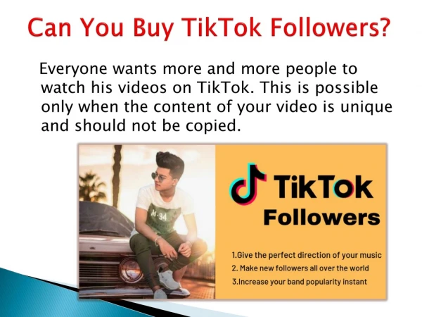 Can You Buy TikTok Followers?
