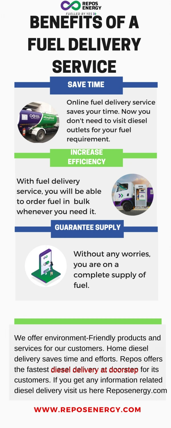 Benefits of a Fuel Delivery Service