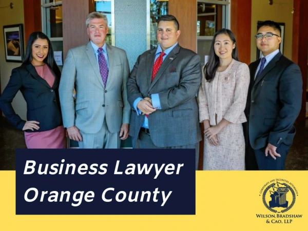 Business Lawyer Orange County