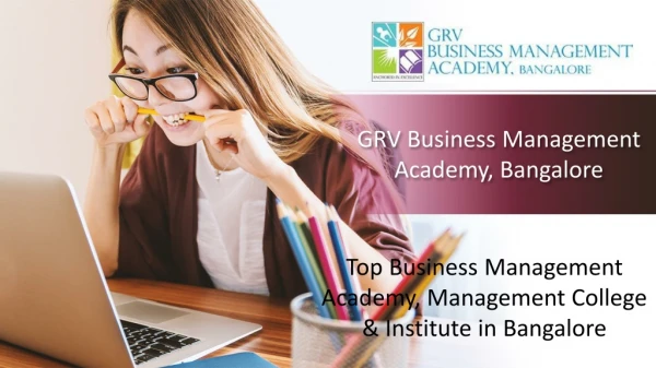 GRV Business Management Academy, Bangalore