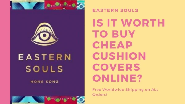 Is It Worth to Buy Cheap Cushion Covers Online?