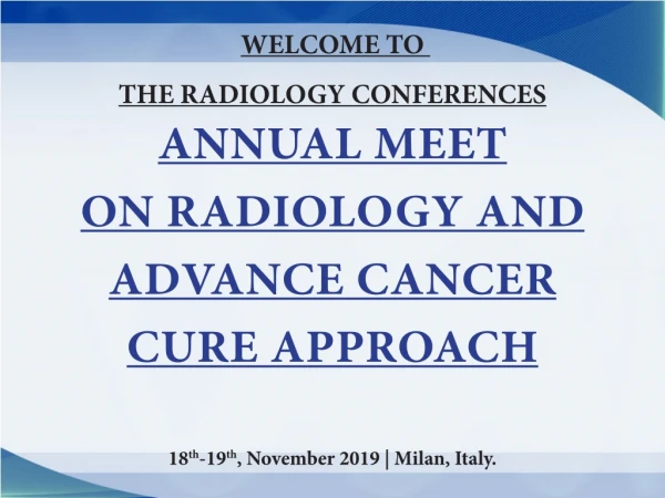 Radiology Meet 2019 | Registration